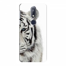 Чехлы с картинками животных Nokia 7.1 Белый Тигр - купить на Floy.com.ua