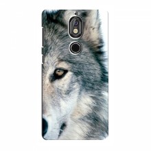 Чехлы с картинками животных Nokia 7 Волк - купить на Floy.com.ua