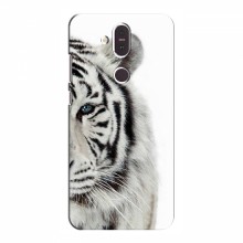 Чехлы с картинками животных Nokia 8.1 Белый Тигр - купить на Floy.com.ua