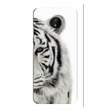 Чехлы с картинками животных Nokia C10 Белый Тигр - купить на Floy.com.ua