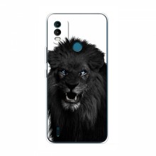 Чехлы с картинками животных Nokia C21 Plus Черный ЛЕВ - купить на Floy.com.ua