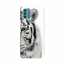 Чехлы с картинками животных Nokia C31 Белый Тигр - купить на Floy.com.ua