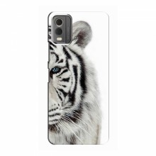 Чехлы с картинками животных Nokia C32 Белый Тигр - купить на Floy.com.ua