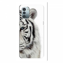 Чехлы с картинками животных Nokia G11 Белый Тигр - купить на Floy.com.ua