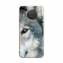 Чехлы с картинками животных Nokia X10 Волк - купить на Floy.com.ua