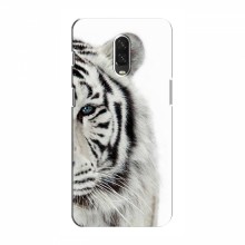 Чехлы с картинками животных OnePlus 6T Белый Тигр - купить на Floy.com.ua