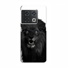 Чехлы с картинками животных OnePlus 10 Pro Черный ЛЕВ - купить на Floy.com.ua