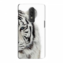 Чехлы с картинками животных OnePlus 6 Белый Тигр - купить на Floy.com.ua