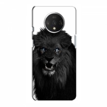 Чехлы с картинками животных OnePlus 7T Черный ЛЕВ - купить на Floy.com.ua