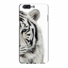 Чехлы с картинками животных OnePlus 5 Белый Тигр - купить на Floy.com.ua
