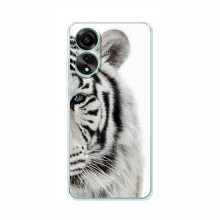 Чехлы с картинками животных OPPO A18 Белый Тигр - купить на Floy.com.ua