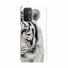 Чехлы с картинками животных OPPO a54 (5G) Белый Тигр - купить на Floy.com.ua