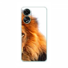 Чехлы с картинками животных OPPO A78 (4G) Лев грива - купить на Floy.com.ua
