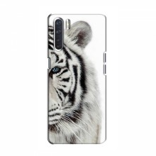 Чехлы с картинками животных OPPO A91 Белый Тигр - купить на Floy.com.ua