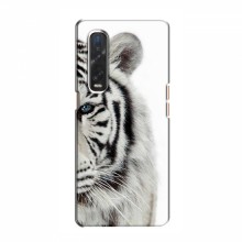 Чехлы с картинками животных OPPO Find X2 Белый Тигр - купить на Floy.com.ua