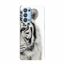Чехлы с картинками животных OPPO Reno 6 Pro (5G) Белый Тигр - купить на Floy.com.ua
