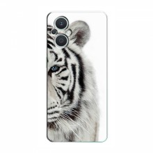 Чехлы с картинками животных OPPO Reno 7 Lite (5G) Белый Тигр - купить на Floy.com.ua