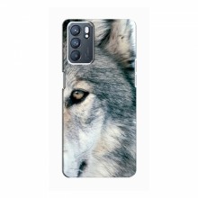 Чехлы с картинками животных OPPO Reno6 (4G) Волк - купить на Floy.com.ua