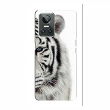 Чехлы с картинками животных RealMe 10 Pro Белый Тигр - купить на Floy.com.ua