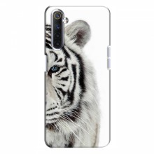 Чехлы с картинками животных RealMe 6 Белый Тигр - купить на Floy.com.ua