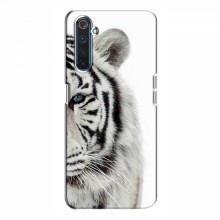 Чехлы с картинками животных RealMe 6 Pro Белый Тигр - купить на Floy.com.ua