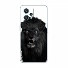 Чехлы с картинками животных RealMe 9 Pro Plus Черный ЛЕВ - купить на Floy.com.ua