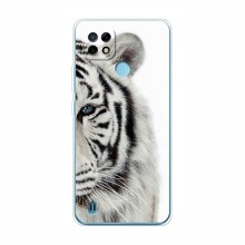 Чехлы с картинками животных RealMe C21 Белый Тигр - купить на Floy.com.ua