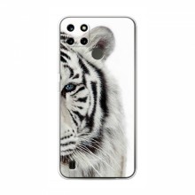 Чехлы с картинками животных RealMe Realme C21Y / C25Y Белый Тигр - купить на Floy.com.ua