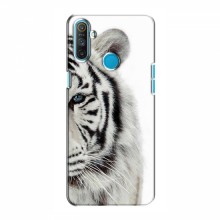 Чехлы с картинками животных RealMe C3 Белый Тигр - купить на Floy.com.ua