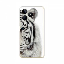 Чехлы с картинками животных RealMe C51 Белый Тигр - купить на Floy.com.ua