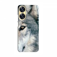 Чехлы с картинками животных RealMe C55 Волк - купить на Floy.com.ua
