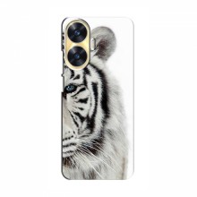 Чехлы с картинками животных RealMe C55 Белый Тигр - купить на Floy.com.ua