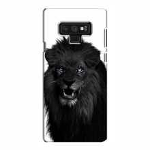 Чехлы с картинками животных Samsung Note 9 Черный ЛЕВ - купить на Floy.com.ua