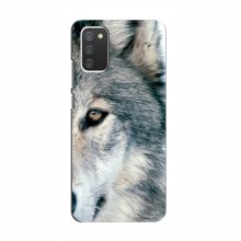 Чехлы с картинками животных Samsung Galaxy A02s Волк - купить на Floy.com.ua