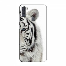 Чехлы с картинками животных Samsung Galaxy A11 (A115) Белый Тигр - купить на Floy.com.ua