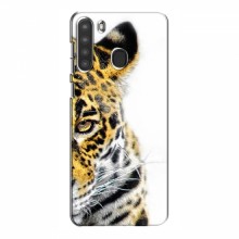 Чехлы с картинками животных Samsung Galaxy A21 (A215) Леопард - купить на Floy.com.ua