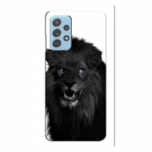 Чехлы с картинками животных Samsung Galaxy A23 Черный ЛЕВ - купить на Floy.com.ua