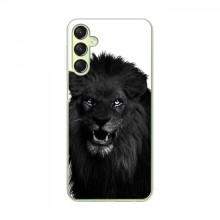Чехлы с картинками животных Samsung Galaxy A24 Черный ЛЕВ - купить на Floy.com.ua