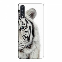 Чехлы с картинками животных Samsung Galaxy A70 2019 (A705F) Белый Тигр - купить на Floy.com.ua