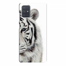 Чехлы с картинками животных Samsung Galaxy A71 (A715) Белый Тигр - купить на Floy.com.ua