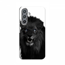 Чехлы с картинками животных Samsung Galaxy M14 (M146) Черный ЛЕВ - купить на Floy.com.ua