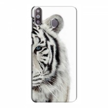 Чехлы с картинками животных Samsung Galaxy M30 Белый Тигр - купить на Floy.com.ua