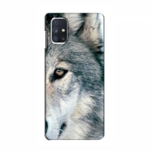 Чехлы с картинками животных Samsung Galaxy M51 Волк - купить на Floy.com.ua