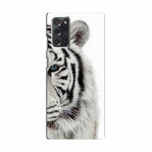 Чехлы с картинками животных Samsung Galaxy Note 20 Белый Тигр - купить на Floy.com.ua