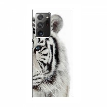 Чехлы с картинками животных Samsung Galaxy Note 20 Ultra Белый Тигр - купить на Floy.com.ua