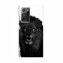 Чехлы с картинками животных Samsung Galaxy Note 20 Ultra Черный ЛЕВ - купить на Floy.com.ua