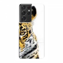 Чехлы с картинками животных Samsung Galaxy S21 Ultra Леопард - купить на Floy.com.ua