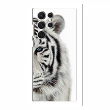 Чехлы с картинками животных Samsung Galaxy S22 Ultra Белый Тигр - купить на Floy.com.ua