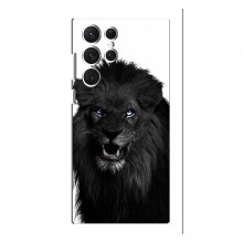 Чехлы с картинками животных Samsung Galaxy S22 Ultra Черный ЛЕВ - купить на Floy.com.ua