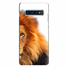 Чехлы с картинками животных Samsung S10 Plus Лев грива - купить на Floy.com.ua